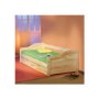 Interlink Bea Solid Pine Continental Single Day Bed with Trundle Guest Bed
