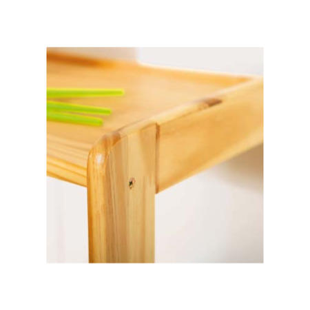 Interlink Meghan Solid Pine 3 Shelf Bookcase