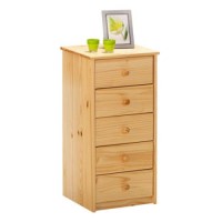 Interlink Cami Solid Pine 5 Drawer Chest