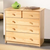 Interlink Cami Solid Pine 3+2 Drawer Chest