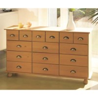 Interlink Tucker Solid Pine 9+6 Drawer Sideboard