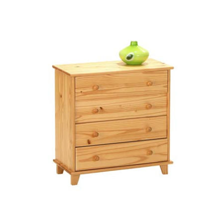 Jessen Solid Pine 4 Drawer Chest - 