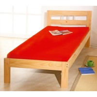 Interlink Isa Solid Pine Continental Single Bed Frame