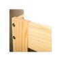 Interlink Isa Solid Pine Continental Double Bed Frame