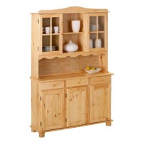 Longacre 3 Door Solid Pine Dresser - 