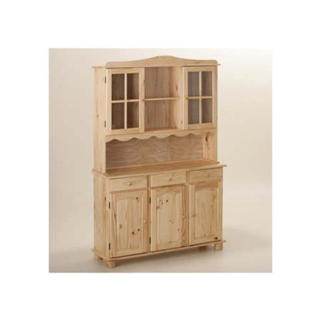 Longacre 3 Door Solid Pine Dresser - 