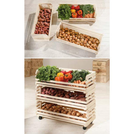 Interlink Minya Large Fruit and Vegetable Storage Rack | Furniture123