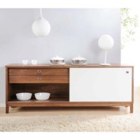 LPD Strata Solid Walnut 2 Door Sideboard