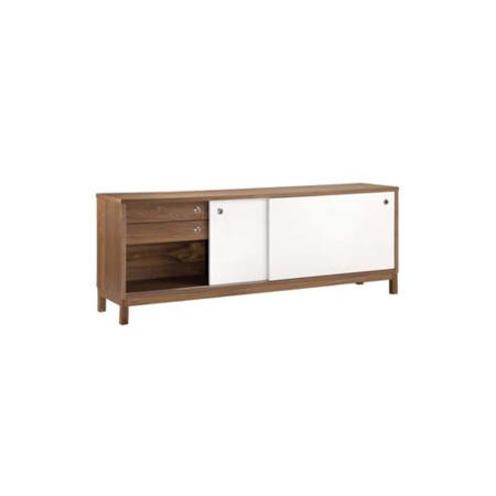 LPD Strata Solid Walnut 2 Door Sideboard