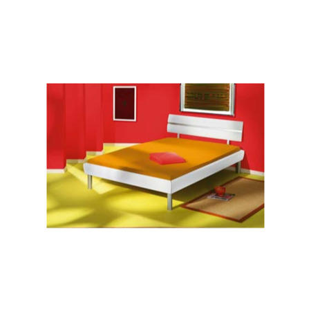 Ives Continental Double Bed in White - 