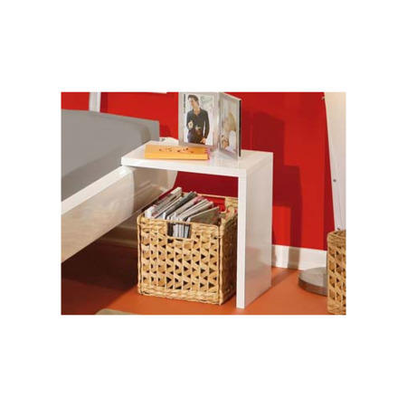Ives Continental Double Bed in White - 