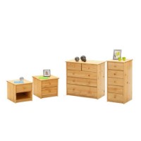 Interlink Cami Solid Pine Bedroom Storage Set