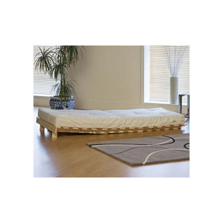 Kyoto Futons Mito Chair Bed Futon with Standard Mattress - cream