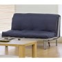 Kyoto Futons Bonsai 2 Seater Futon in Navy with Standard Mattress - small double