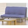 Kyoto Futons Bonsai 2 Seater Futon in Grey with Standard Mattress - small double