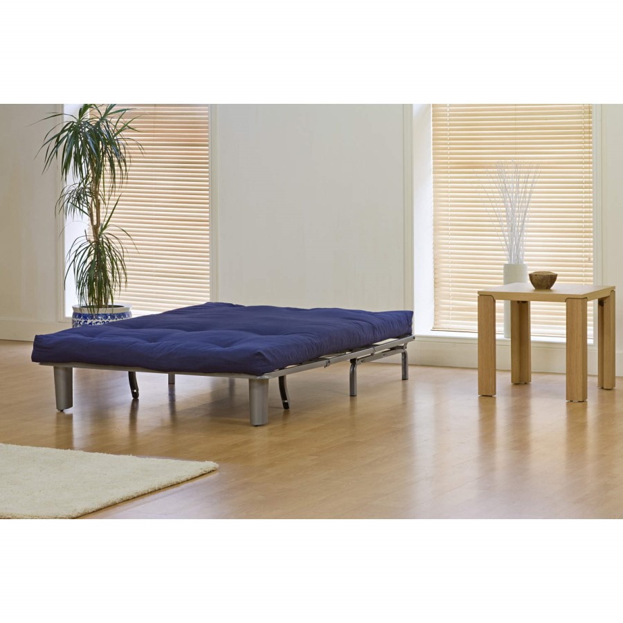 Kyoto Futons Bonsai 2 Seater Futon in Grey with Standard Mattress - small double