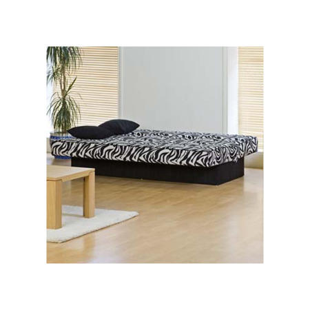 Kyoto Futons Chicago 3 Seater Zebra Print Sofa Bed