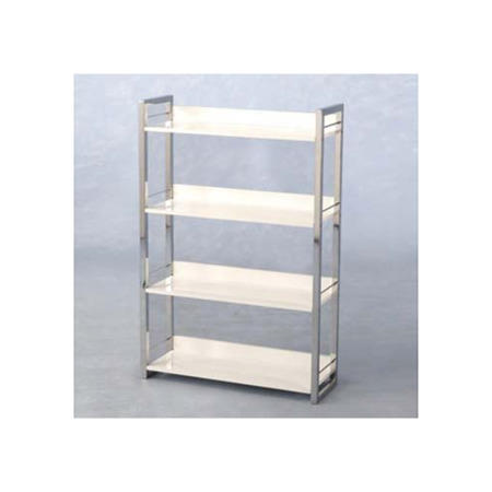 Seconique Charisma High Gloss 4 Shelf Bookcase in White