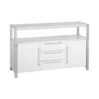 Seconique Charisma High Gloss 2 Door Sideboard in White
