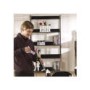 Seconique Charisma High Gloss 5 Shelf Bookcase in Black