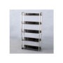 Seconique Charisma High Gloss 5 Shelf Bookcase in Black