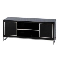 Seconique Charisma High Gloss TV Cabinet in Black