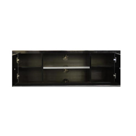 Seconique Charisma High Gloss TV Cabinet in Black