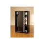 Seconique Charisma High Gloss Sliding 2 Door Wardrobe in Black