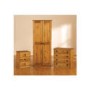 Seconique Maya Solid Pine Bedroom Furniture Set - with single bed