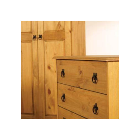 Seconique Maya Solid Pine Bedroom Furniture Set - with single bed