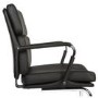 Teknik Office Miller Faux Black Leather Visitors Chair