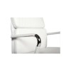 GRADE A1 - Teknik Office Deco White Faux Leather Visitors Chair