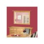 Morris Furniture Artisan Solid Oak Landscape Wall Mirror
