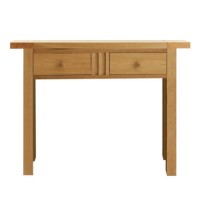 Morris Furniture Artisan Solid Oak 2 Drawer Dressing Table - 