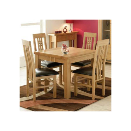Morris Furniture Artisan Solid Oak Square Extending Dining Table