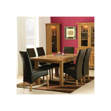Morris Furniture Artisan Solid Oak Rectangular Extending Dining Table