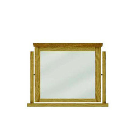 Morris Furniture Avenue Solid Oak Landscape Vanity Mirror