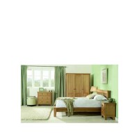 Morris Furniture Avenue Solid Oak Bedroom Furniture Set - with kingsize bed