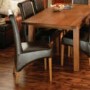 Morris Furniture Sovereign Roll Back Leather Dining Chair - 