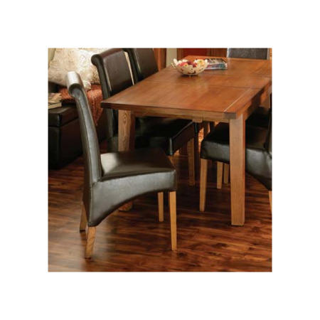 Morris Furniture Sovereign Roll Back Leather Dining Chair - 