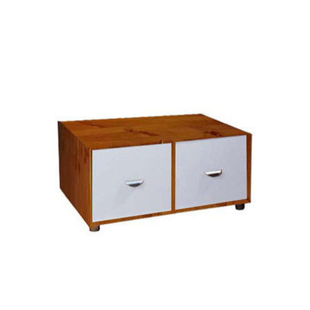 Stompa Combo Kids Natural 2 Door Storage Cubes in White