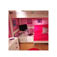 Stompa Combo Kids White 2 Door TV Unit