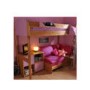 Stompa Combo Kids Natural Highsleeper Bed in Lilac with Black Sofa Bed and Storage