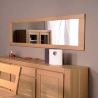 Oran Oak Landscape Wall Mirror