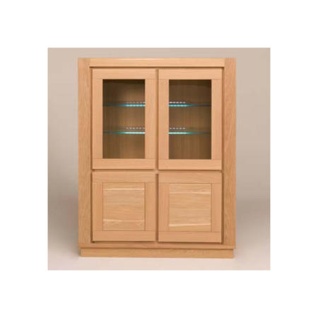 Oran 2 Door Glazed Display Cabinet