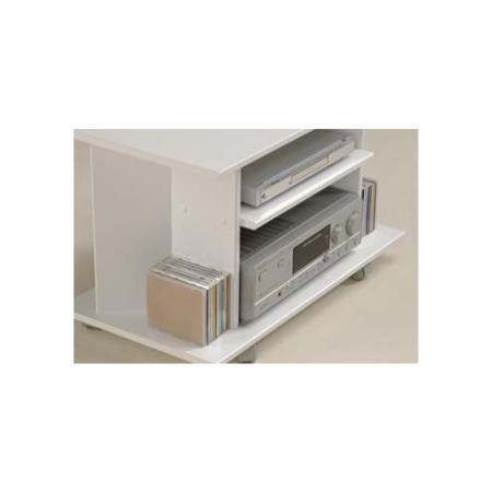 Perla High Gloss TV Unit in White