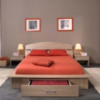 Thadie 3 Piece Bedroom Furniture Set in Bruges Oak