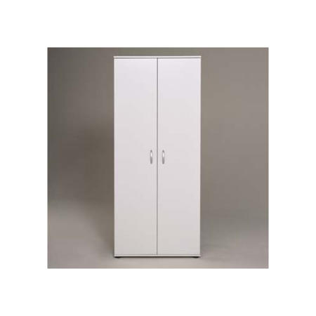 Cydia Tall Shoe Cupboard in White