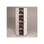Cydia Tall Shoe Cupboard in White