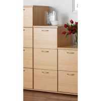 Dams Furniture Urban 3 Drawer Filing Cabinet in Beech